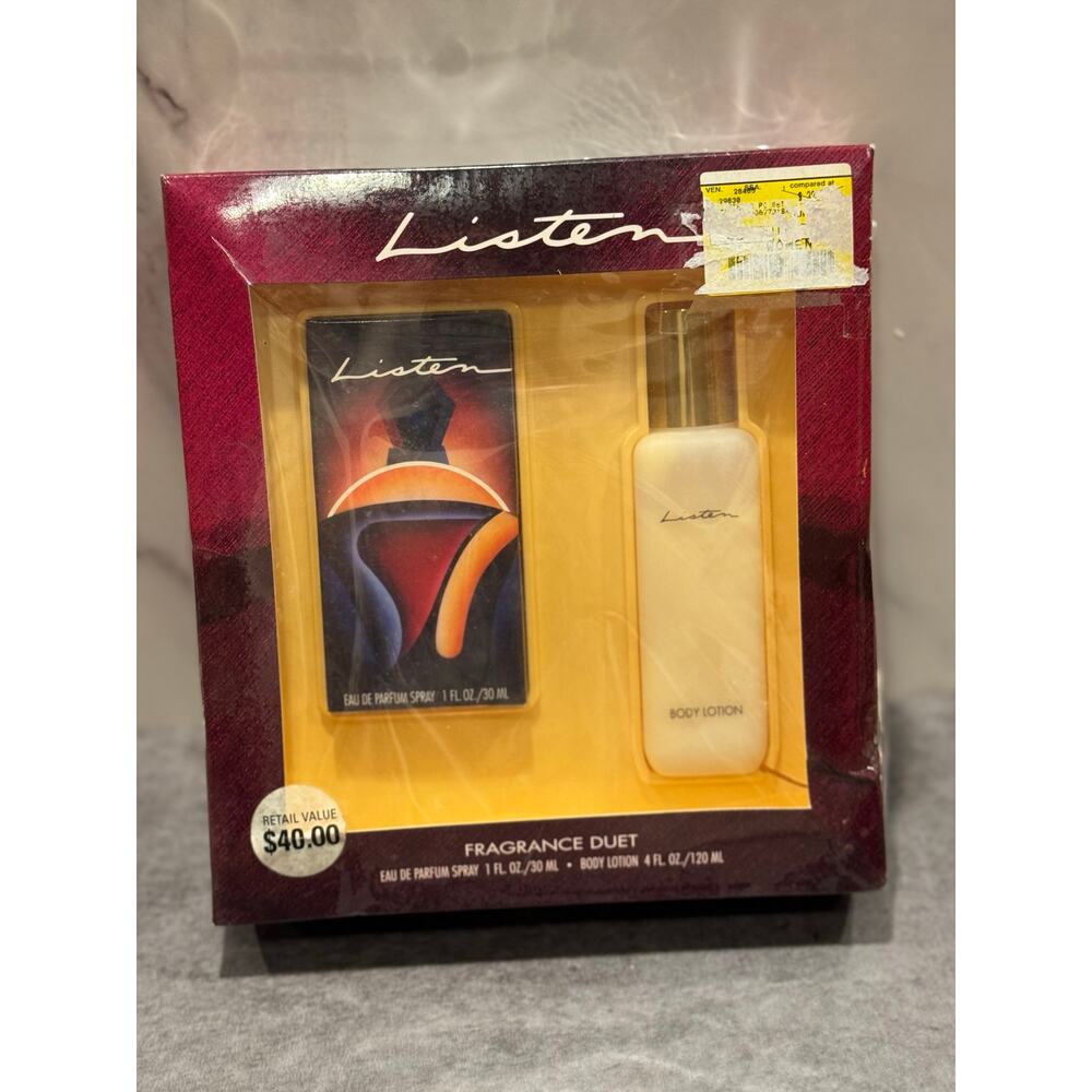 Listen by Herb Alpert for Women Eau de Parfum Perfume Spray 1oz and lotion 4oz